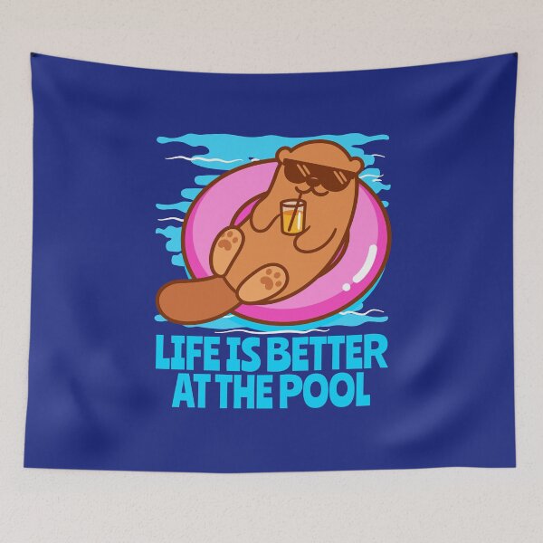 Item preview, Life Is Better At The Pool  designed and sold by Maria Garcia.