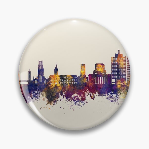 Item preview, Duisburg Germany Skyline designed and sold by ArtPrints.