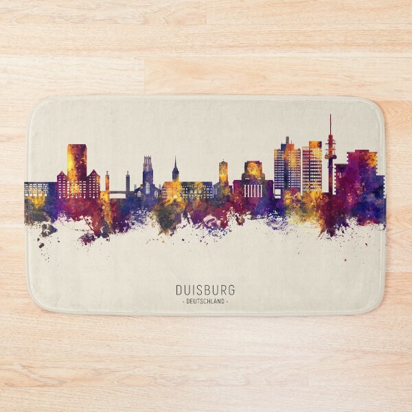 Item preview, Duisburg Germany Skyline designed and sold by ArtPrints.