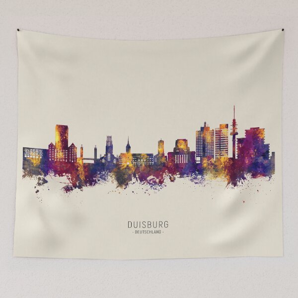Item preview, Duisburg Germany Skyline designed and sold by ArtPrints.