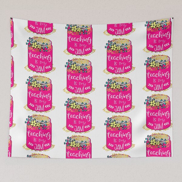 Item preview, Floral Teaching is My Jam - Teacher Back to School Gifts designed and sold by younghopes.