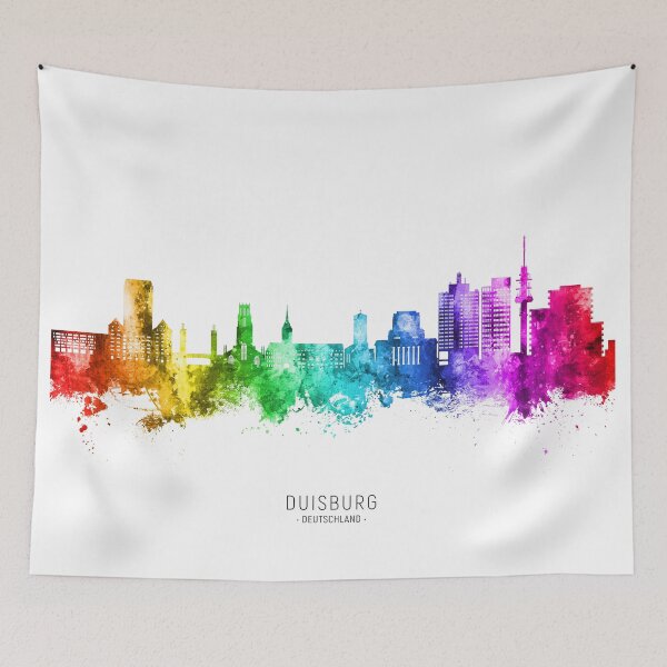 Item preview, Duisburg Germany Skyline designed and sold by ArtPrints.