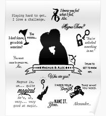 Malec Quotes Poster
