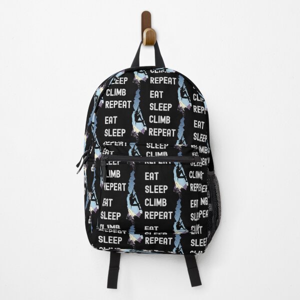 Item preview, Eat Sleep Climb Repeat Climbing Bouldering Alpinist Design designed and sold by justjonboy.