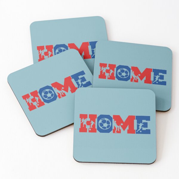 Item preview, Red and Blue HOME - Football or Soccer - One Word Sums It Up  designed and sold by Labradoodlesetc.