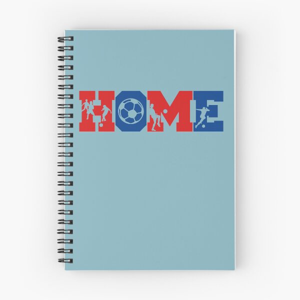 Item preview, Red and Blue HOME - Football or Soccer - One Word Sums It Up  designed and sold by Labradoodlesetc.