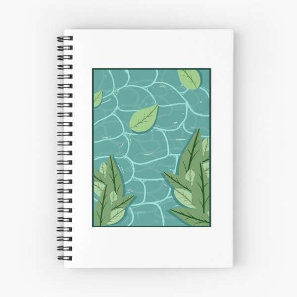 Item preview, Minimalistic Floating leaves on water designed and sold by MarDelgado.
