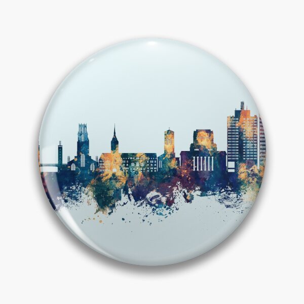 Item preview, Duisburg Germany Skyline designed and sold by ArtPrints.