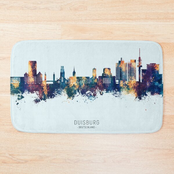Item preview, Duisburg Germany Skyline designed and sold by ArtPrints.