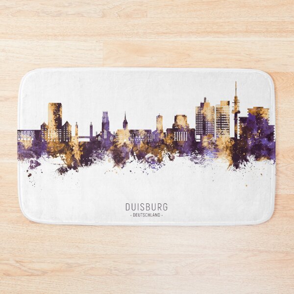 Item preview, Duisburg Germany Skyline designed and sold by ArtPrints.