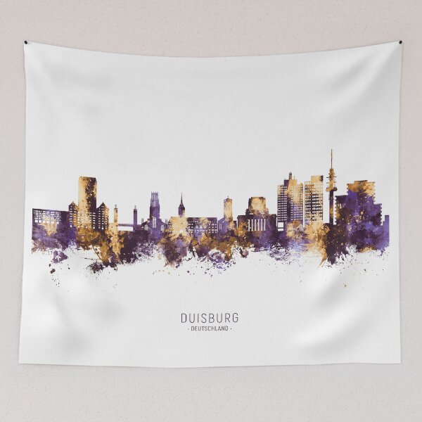 Item preview, Duisburg Germany Skyline designed and sold by ArtPrints.