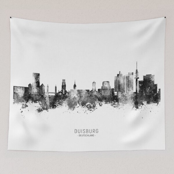 Item preview, Duisburg Germany Skyline designed and sold by ArtPrints.