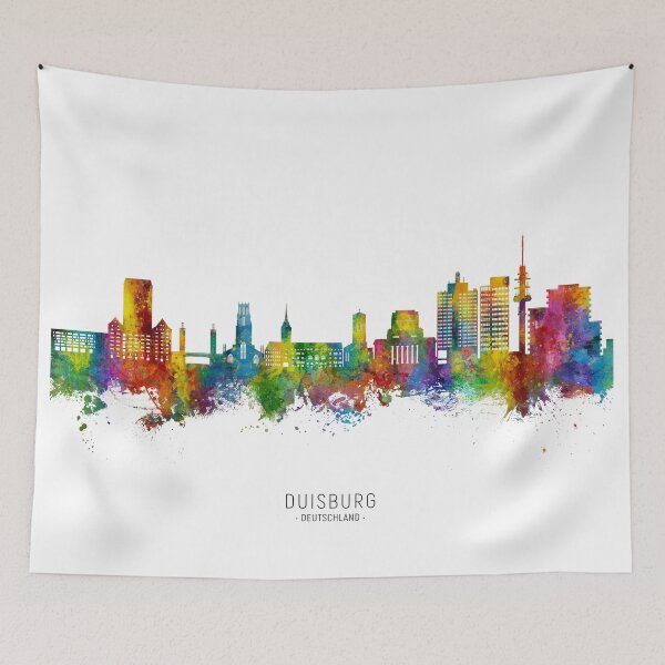 Item preview, Duisburg Germany Skyline designed and sold by ArtPrints.