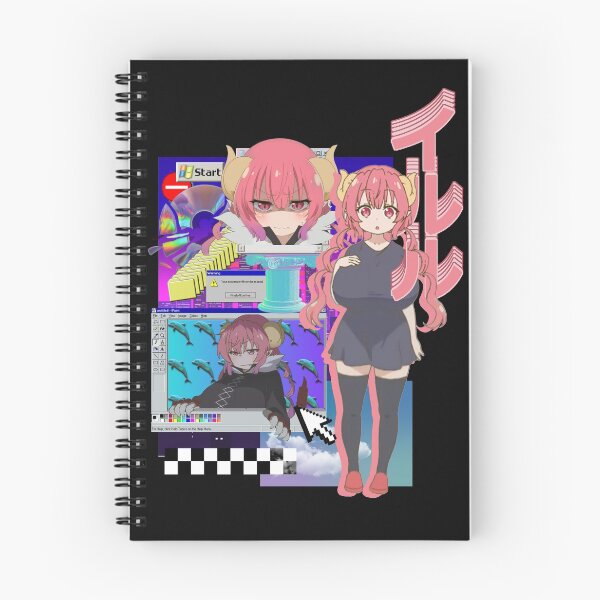 Item preview, Ilulu Vaporwave Dragon Maid designed and sold by AnimeAxolotl.
