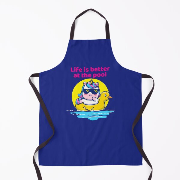 Item preview, Unicorn Pool Party Summer Vacation, Life Better Pool designed and sold by Maria Garcia.