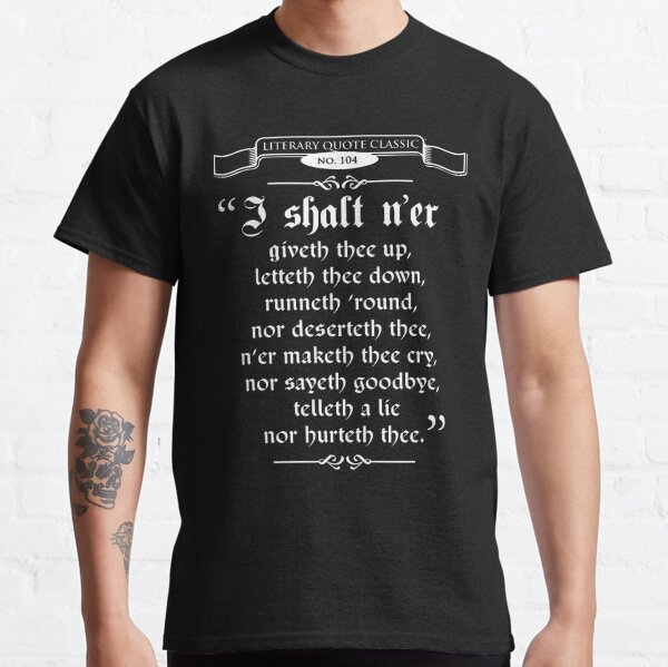 Rick Roll Latin Shirt – renarts-design