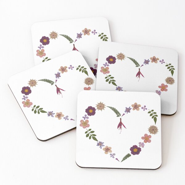 Item preview, Pressed Flower Heart designed and sold by Charlie Presses Flowers.