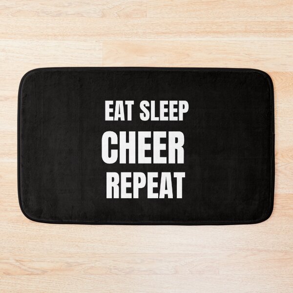 Item preview, eat sleep cheer repeat designed and sold by Polla-Shirt.