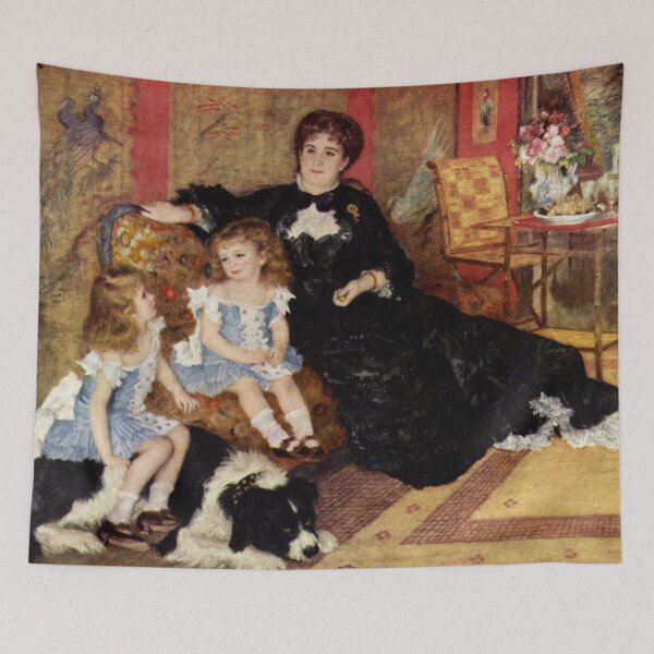 Aperçu de l'œuvre Madame Charpentier et ses enfants - 1878 - Pierre-Auguste Renoir créée et vendue par TemporaryArt.