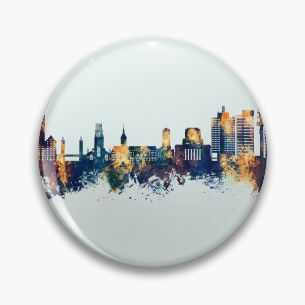 Item preview, Duisburg Germany Skyline designed and sold by ArtPrints.