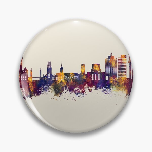 Item preview, Duisburg Germany Skyline designed and sold by ArtPrints.