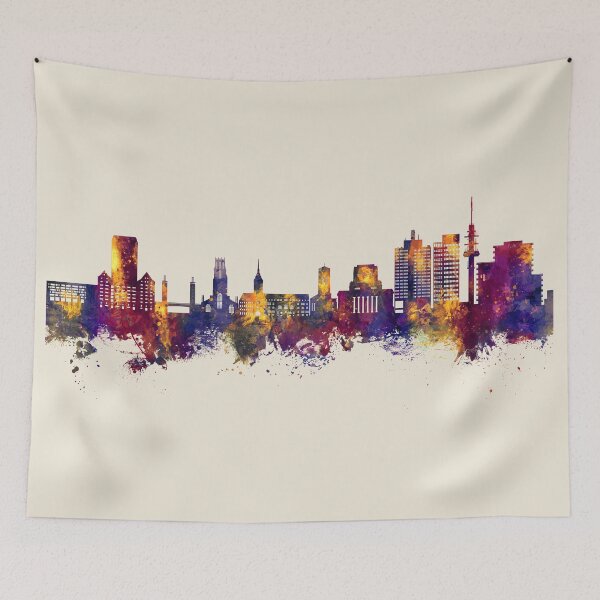 Item preview, Duisburg Germany Skyline designed and sold by ArtPrints.
