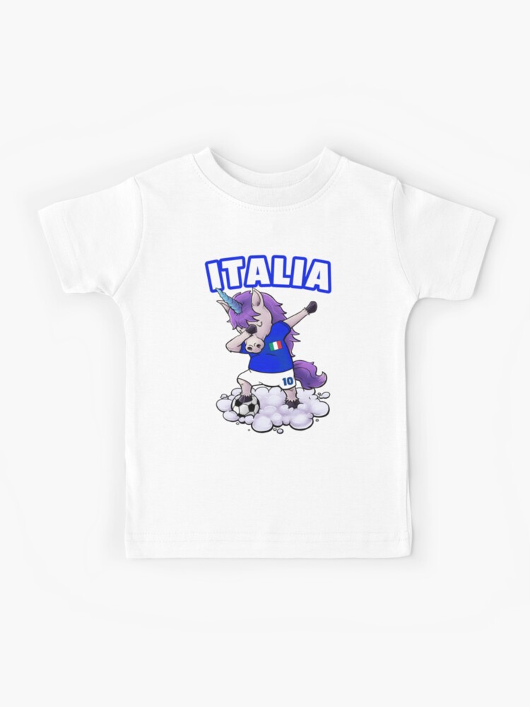 Italian Unicorn Italy Flag Kids Tshirt