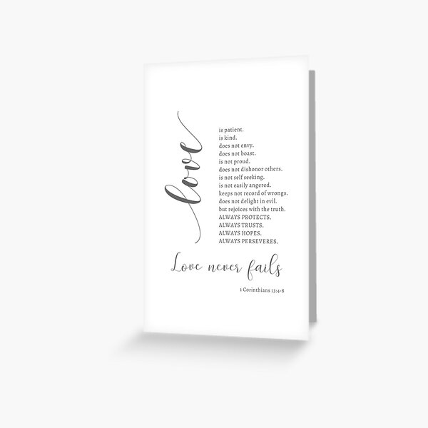 Item preview, 1 Corinthians 13 designed and sold by SpeakHope.