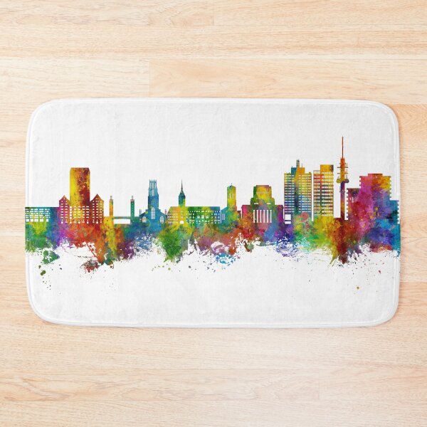 Item preview, Duisburg Germany Skyline designed and sold by ArtPrints.