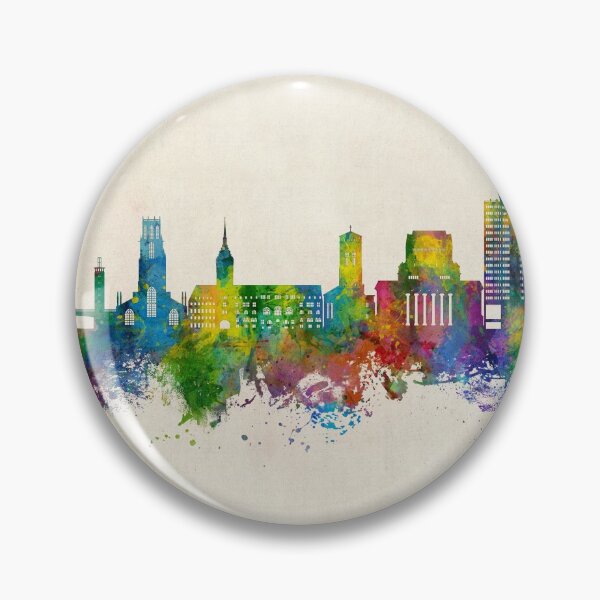 Item preview, Duisburg Germany Skyline designed and sold by ArtPrints.