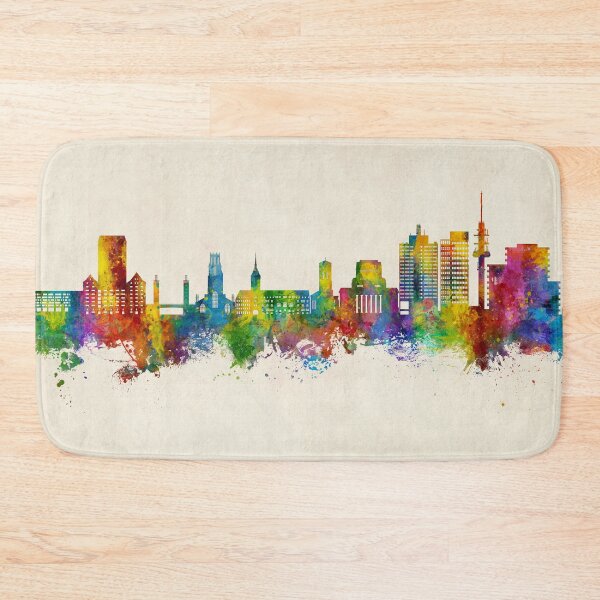 Item preview, Duisburg Germany Skyline designed and sold by ArtPrints.