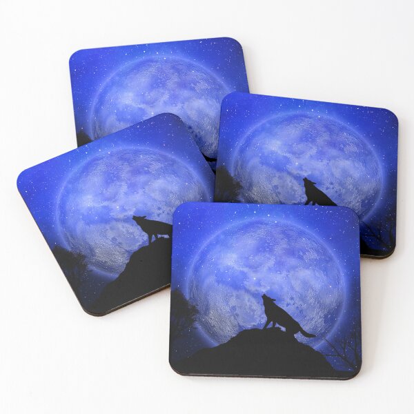 Item preview, Wolf Howling against moon designed and sold by DopeDesign111.