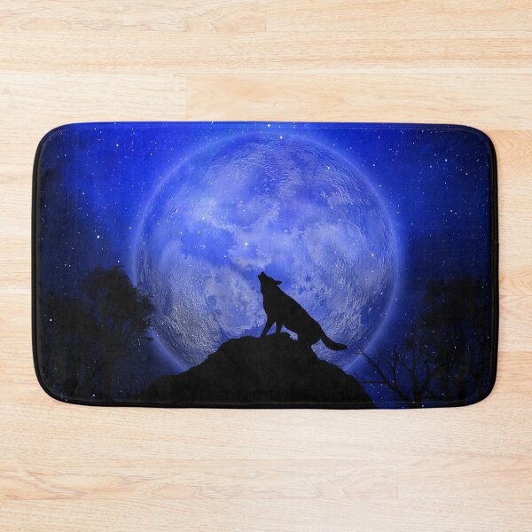 Item preview, Wolf Howling against moon designed and sold by DopeDesign111.