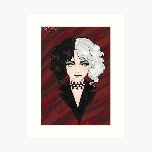 Jeeben Art - Emma Stone as Cruella De Vil (2021)