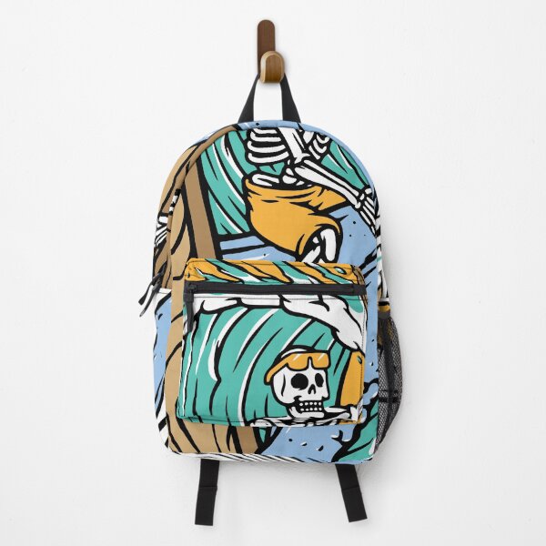 Item preview, Blue Ocean Skeleton Whale Surfboard Surfing designed and sold by ozunu.