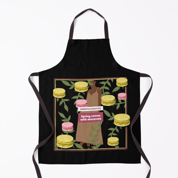Item preview, Spring lemon macaron black designed and sold by Weather gifts .
