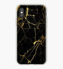 Black and Gold Marble iPhone Case iPhone Case