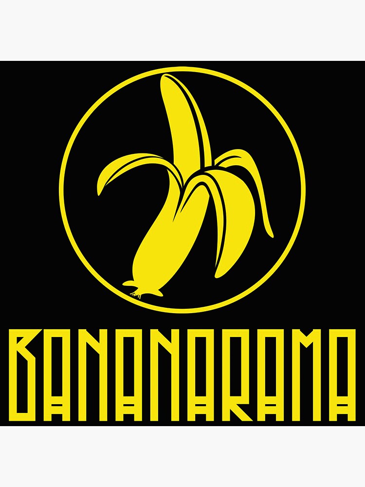 "Logo Music Band Banana Logo" Sticker for Sale by johnmors89 Redbubble