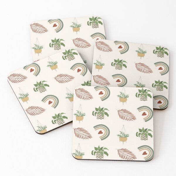 Item preview, Boho potted plant and wildflower sticker pack designed and sold by RRdesigned.