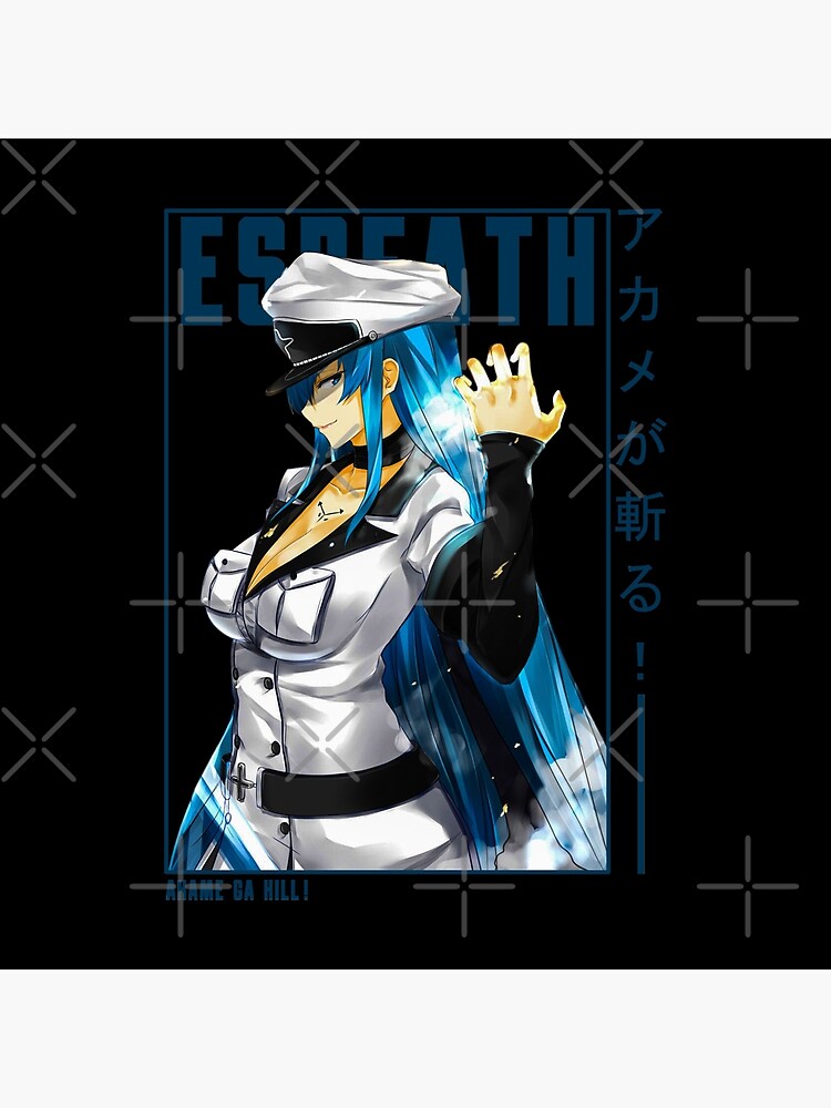 Esdeath Akame Ga Kill Anime Girl Gift | Art Board Print