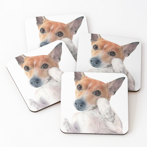 Aperçu de l'œuvre Chiot Jack Russell ludique créée et vendue par Artz-by-Karlene.