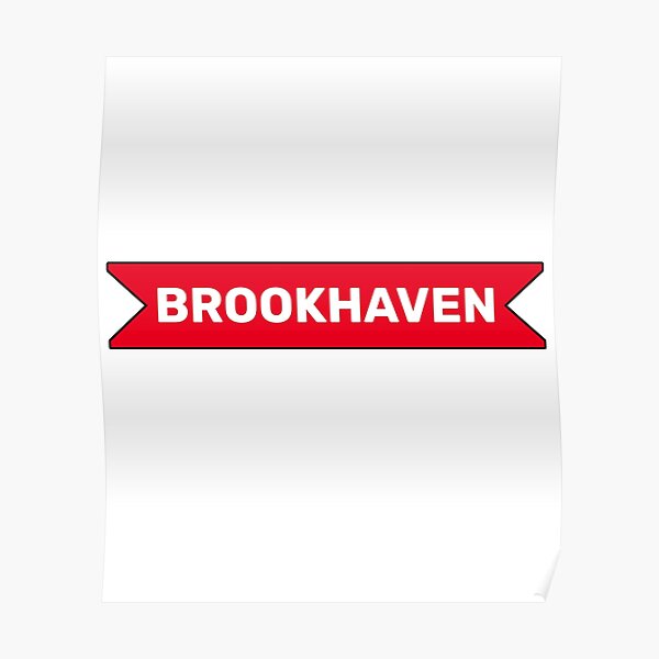 Brookhaven Roblox Rp Posters Redbubble