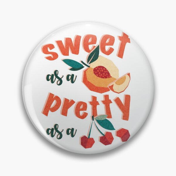 Item preview, Sweet as a peach pretty as a cherry // white background geometric paper cut peaches and cherries designed and sold by SelmaCardoso.