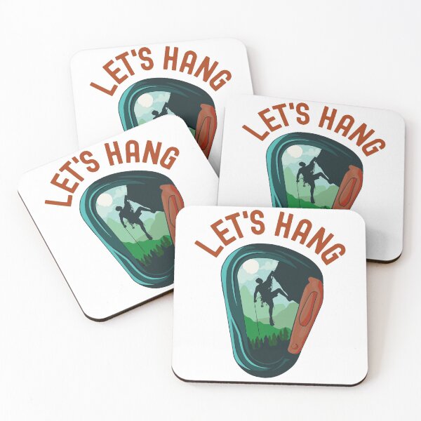 Item preview, Lets Hang Climbing Bouldering Alpinist Design designed and sold by justjonboy.