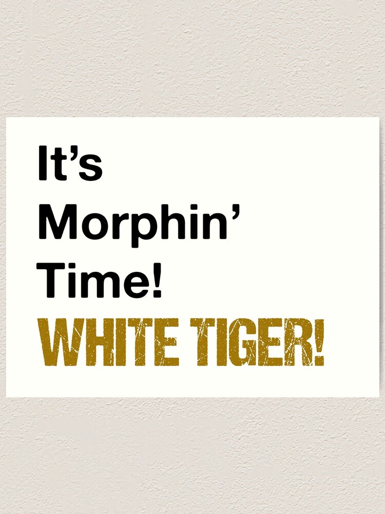 Personalized White Tigers Tommy Oliver Power Rangers Baseball