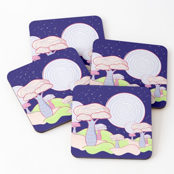 Item preview, Kawaii anime space trees | Pastel designed and sold by Lena Morf.