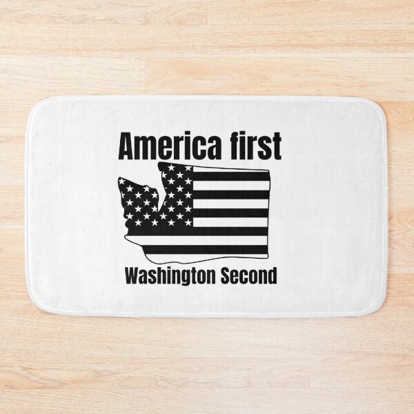 Item preview, America first washington second patriotic american  designed and sold by JustSaiyan1.