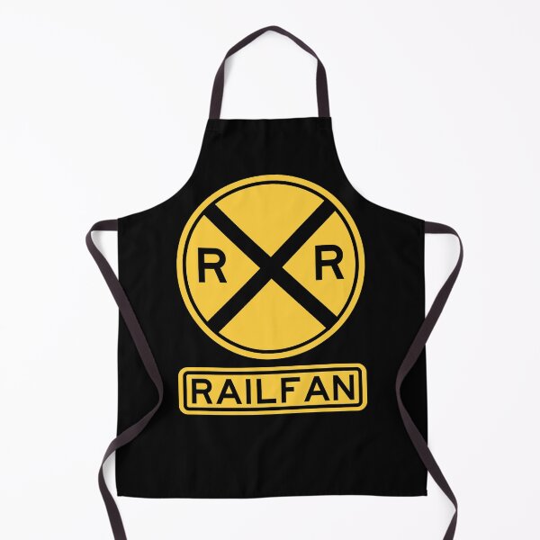 Item preview, Railroad Crossing Sign Railfan designed and sold by Huhnerdieb Apparel.