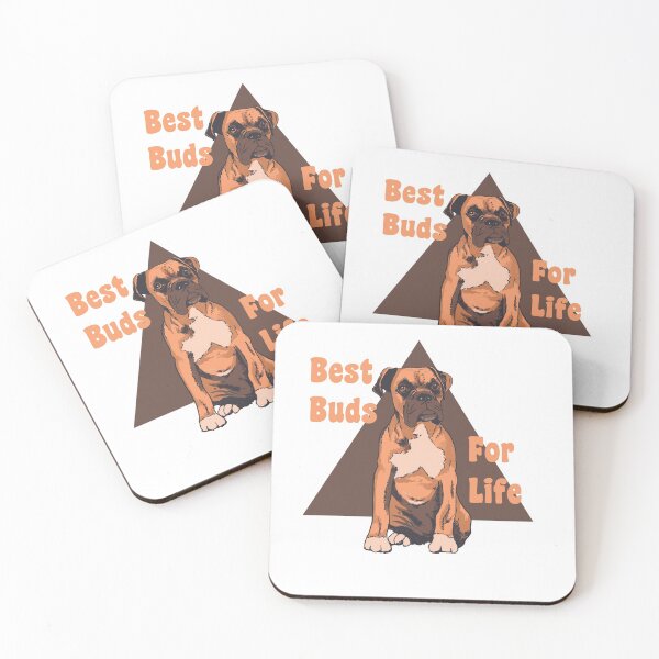 Item preview, Best Buds For Life - Love My Boxer Dog - Best Dog Dad 0 Best Boxer Mom designed and sold by JustSayingGifts.
