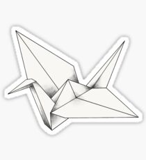 Origami Crane Sticker